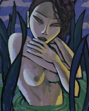 Original Expressionism Nude Paintings by Diego Menéndez