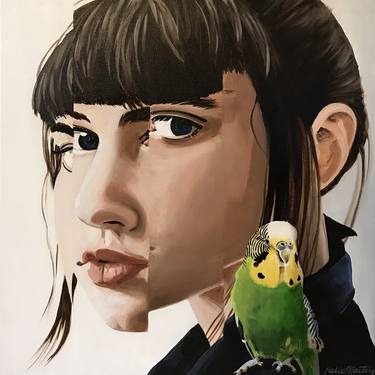 Original Contemporary Portrait Paintings by Julie Martin