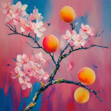 spring peach blossom thumb