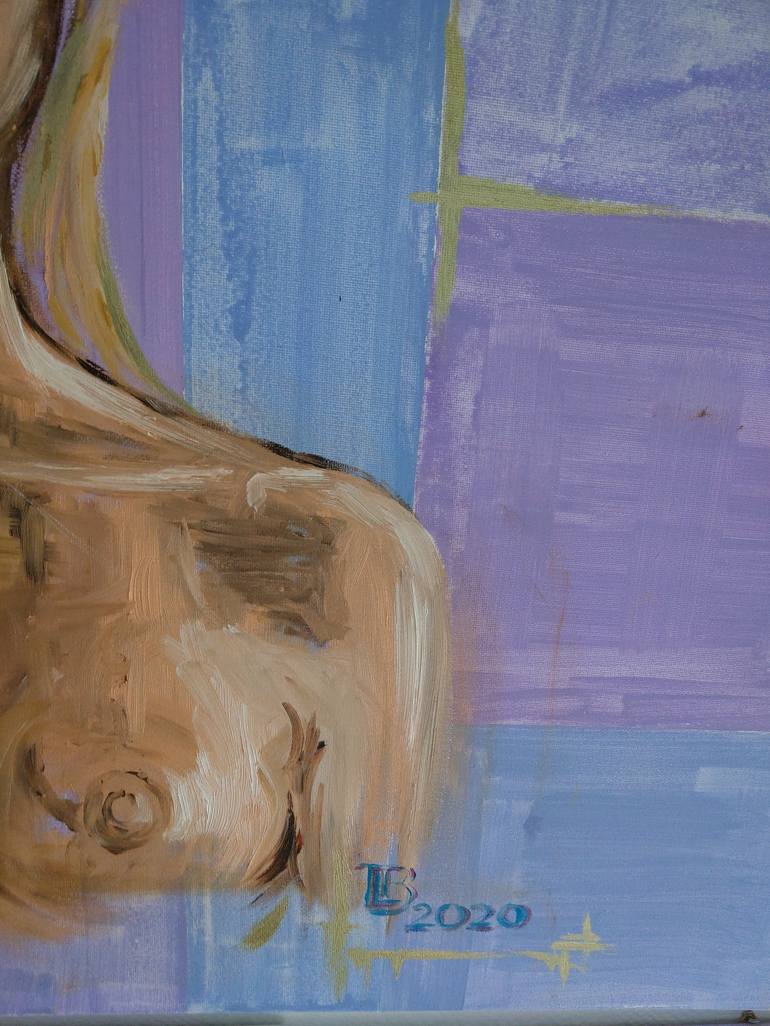 Original Contemporary Nude Painting by Lila LICARI