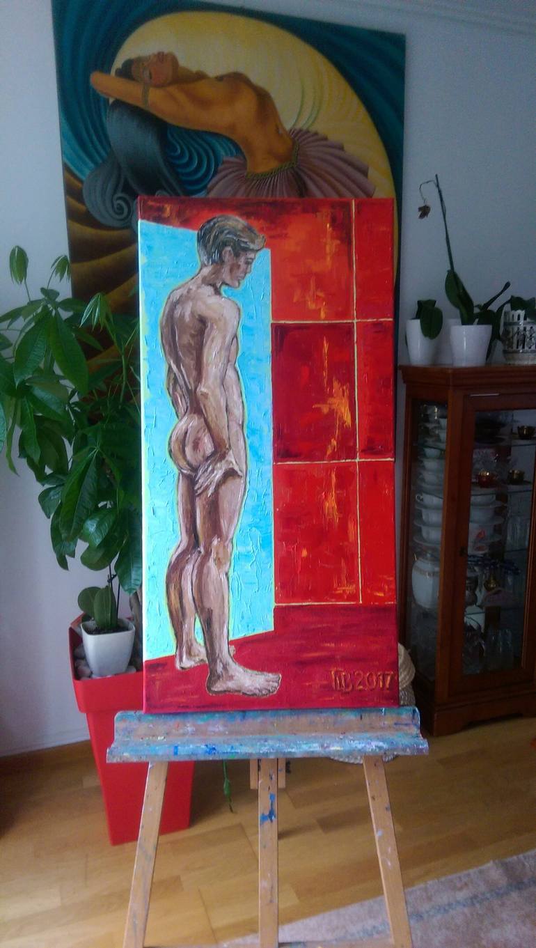 Original Contemporary Nude Painting by Lila LICARI