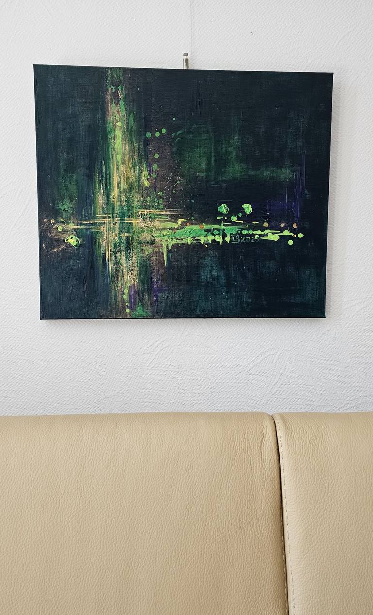 Original Abstract Nature Painting by Lila LICARI