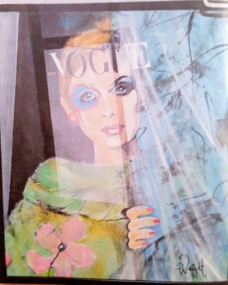 Original Modernism Fashion Painting by Dee Weight