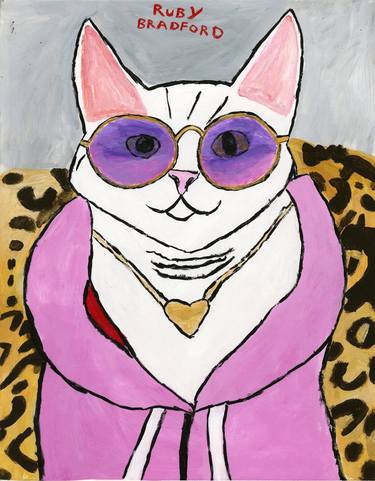 Original Pop Art Cats Paintings by Project Onward