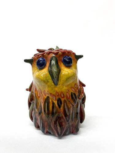Rainbow Owl by John Behnke thumb