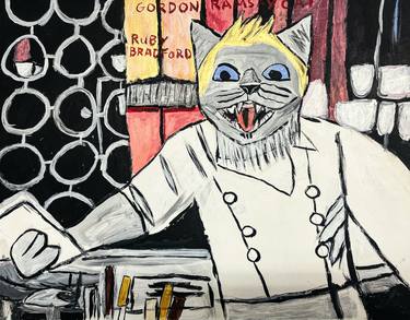 Gordan Ramsey Cat by Ruby Bradford thumb