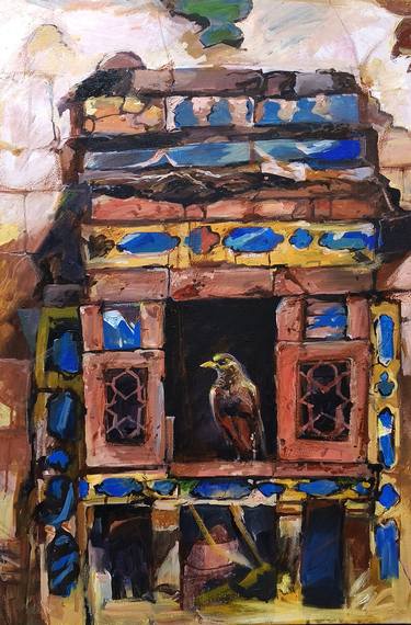 Original Contemporary Animal Painting by Kishore Ghosh