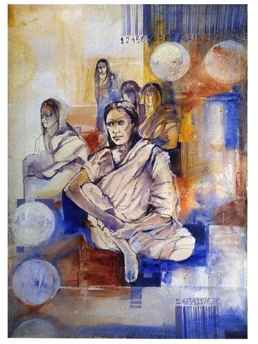 Print of Art Deco Culture Paintings by kishore ghosh