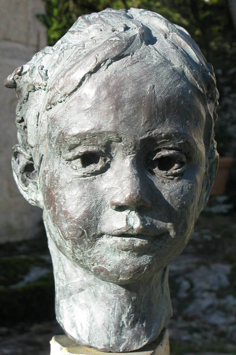 Original Children Sculpture by Frank Rosen