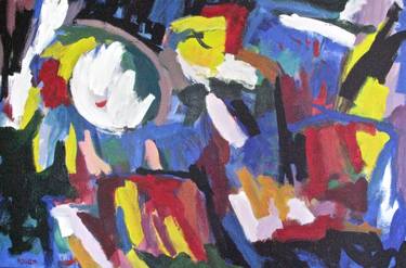 Print of Abstract Expressionism Love Paintings by Frank Rosen
