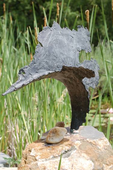 Original Abstract Performing Arts Sculpture by Frank Rosen