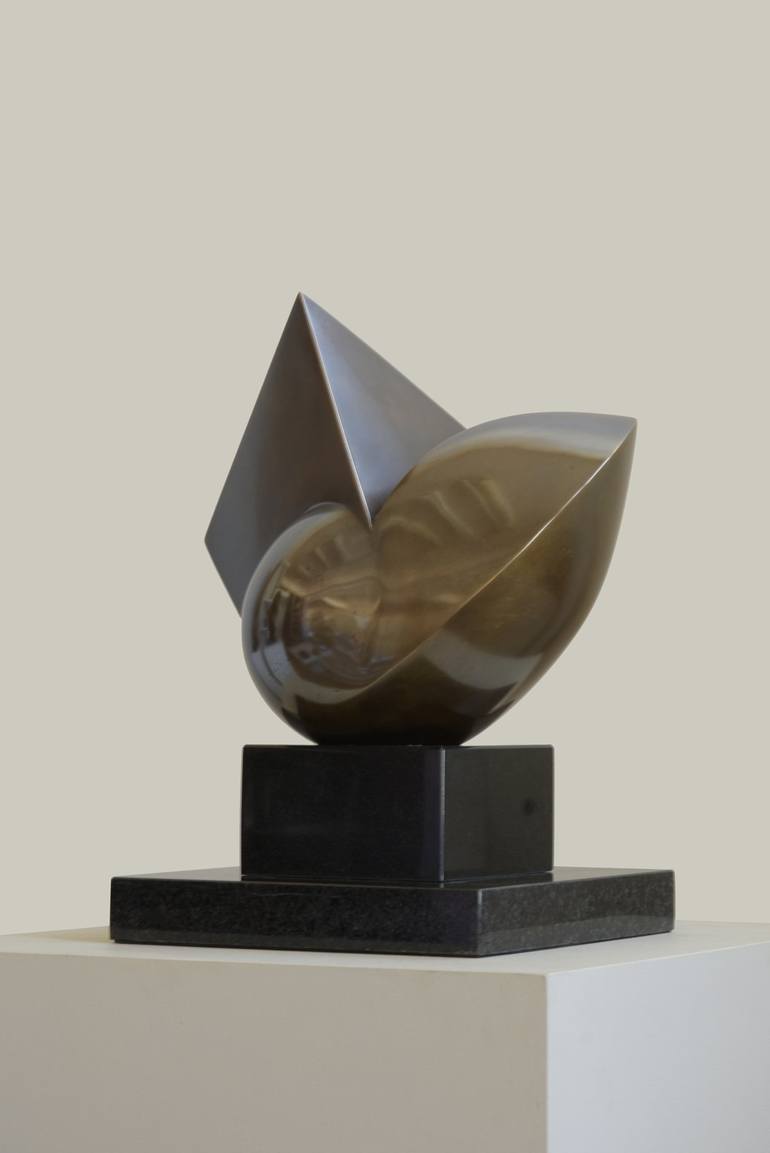 Original Abstract Geometric Sculpture by Angel Atanasov