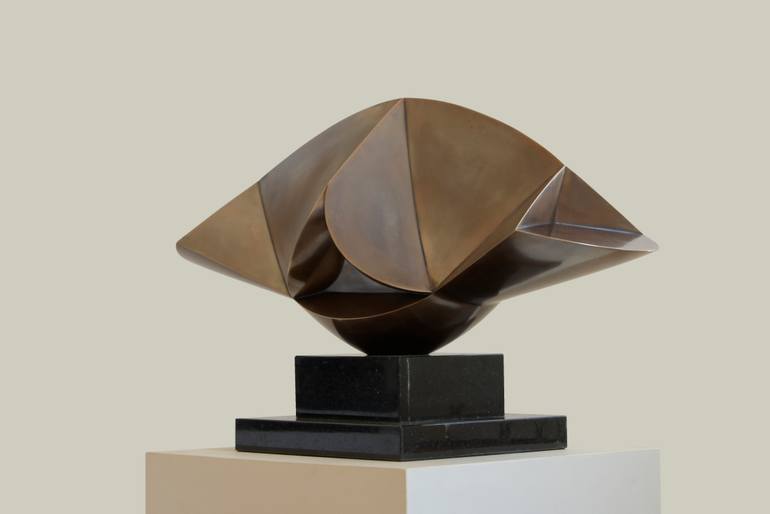 Original Contemporary Geometric Sculpture by Angel Atanasov