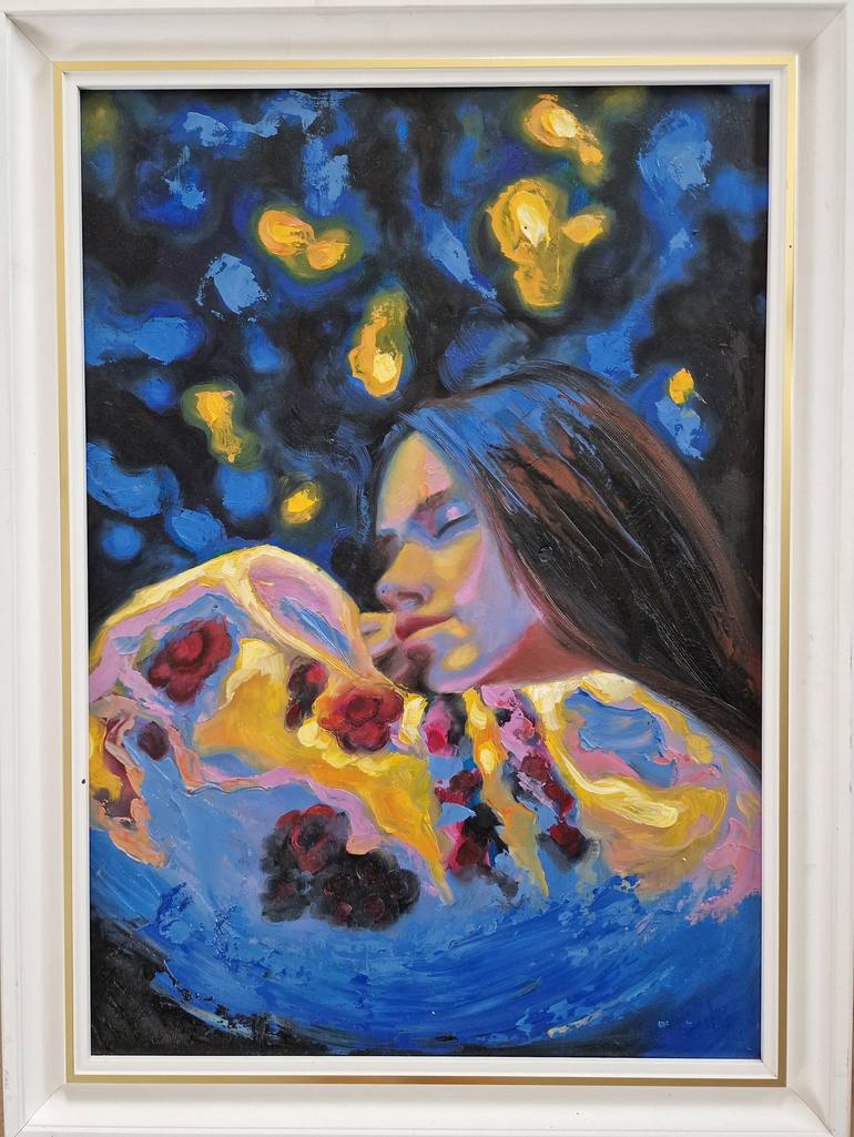 Original Contemporary People Painting by Patras Mirela