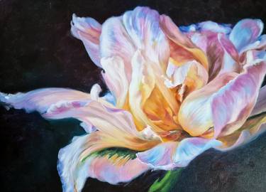 Original Contemporary Floral Paintings by Patras Mirela