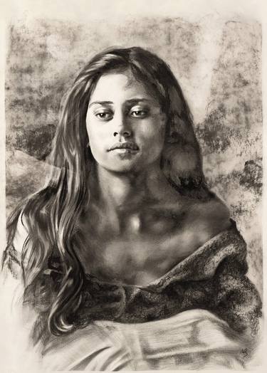 Hawaiian Girl *canvas print* (S) thumb