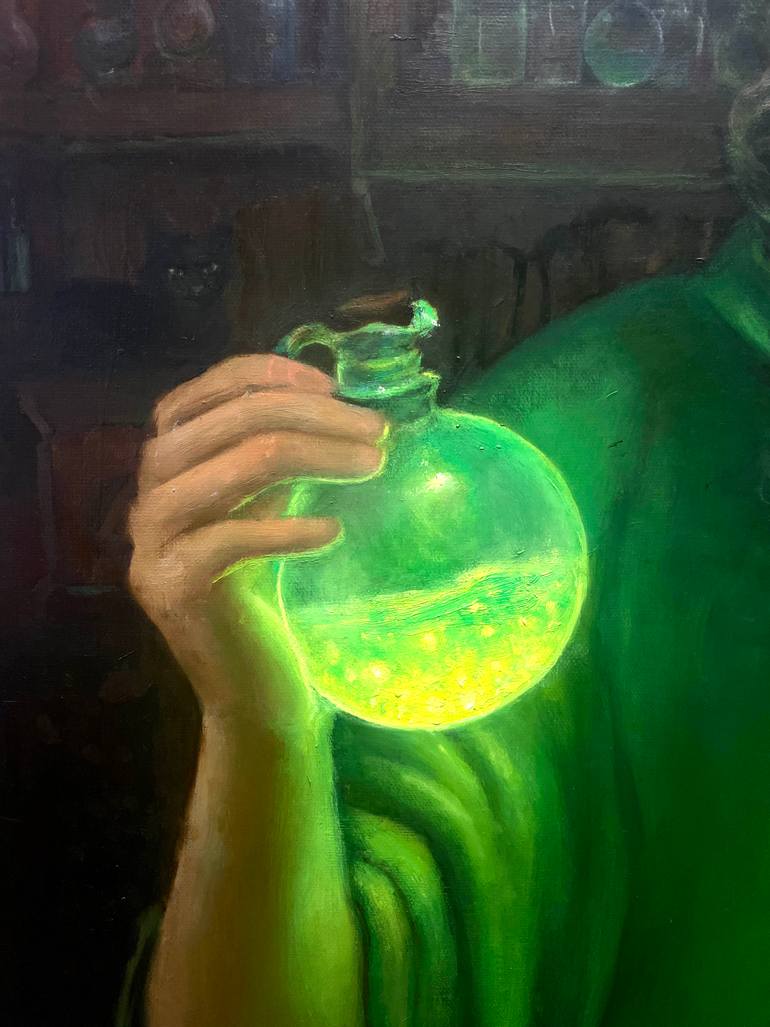 Original Realism Fantasy Painting by Julia Jenkins