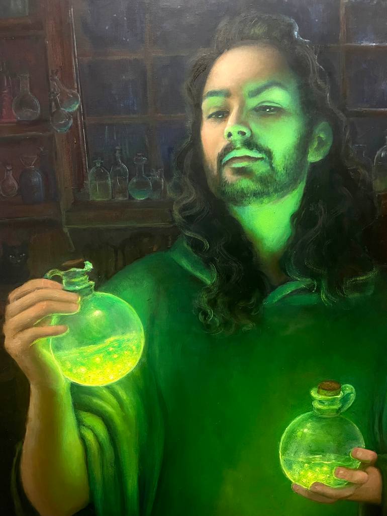 Original Realism Fantasy Painting by Julia Jenkins