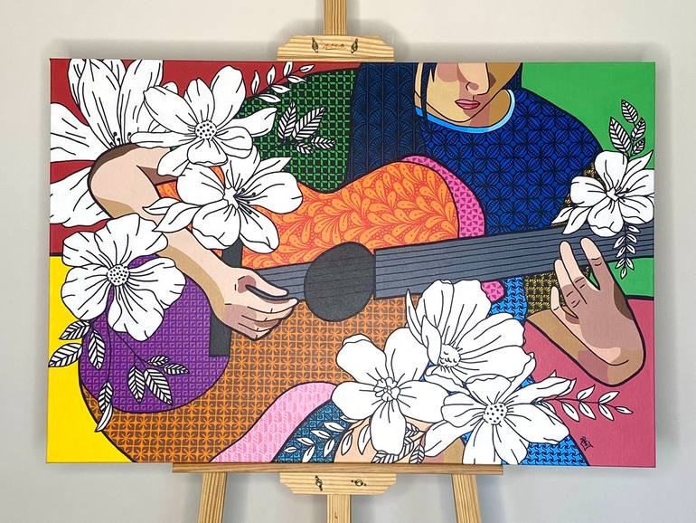 Original Pop Art Pop Culture/Celebrity Painting by Rami Jackson