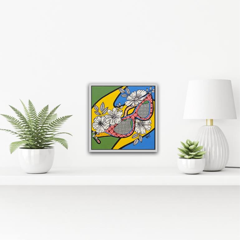 Original Abstract Fashion Painting by Rami Jackson