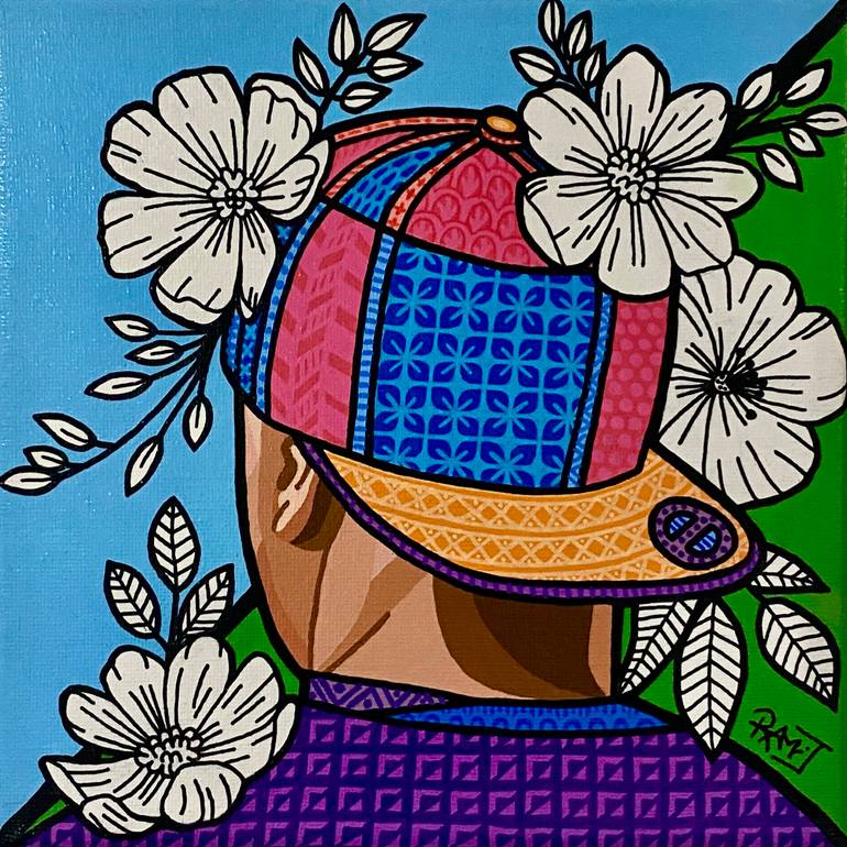 Original Abstract Fashion Painting by Rami Jackson