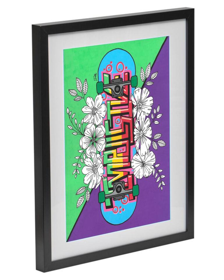 Original Street Art Graffiti Painting by Rami Jackson