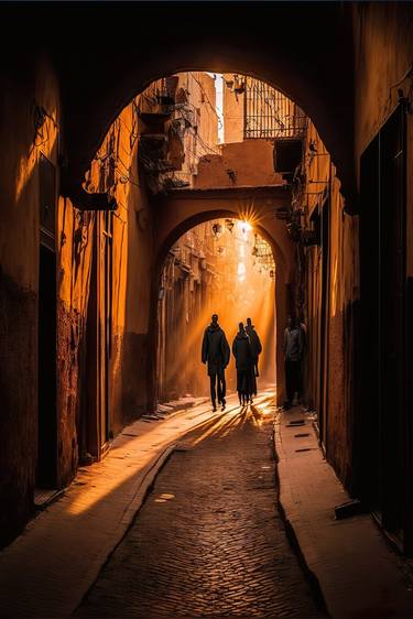 In the small Alleys of Morocco thumb