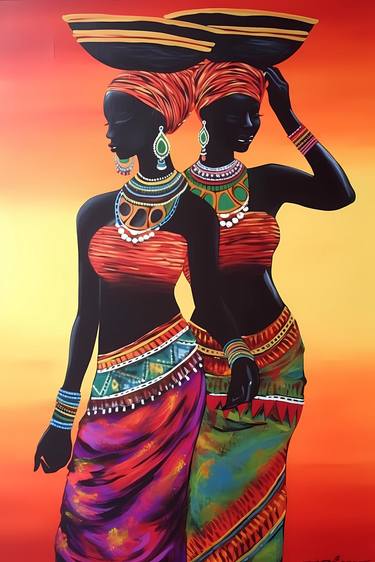 African Femininity - wall art poster thumb