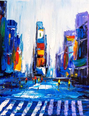 Print of Cities Paintings by Mohammed Ziti