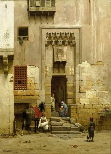 The Courtyard of a House in Cairo thumb