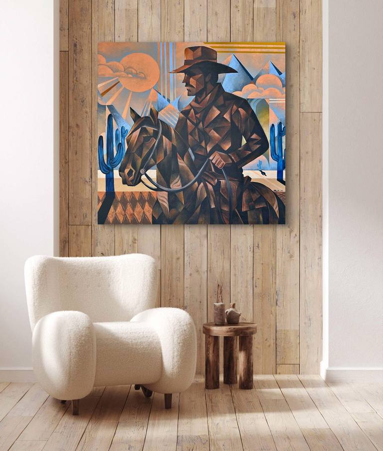 Original Art Nouveau Animal Painting by Brek Art