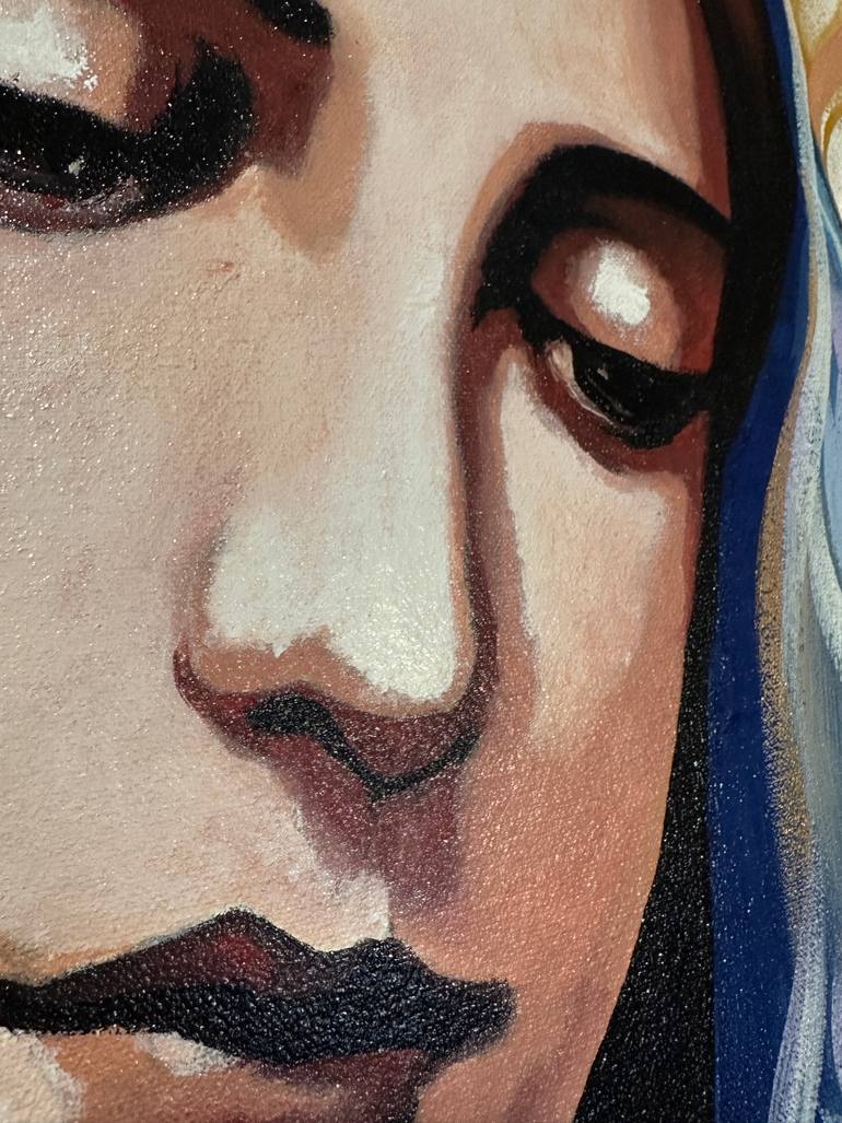 Original Art Nouveau Religion Painting by Brek Art