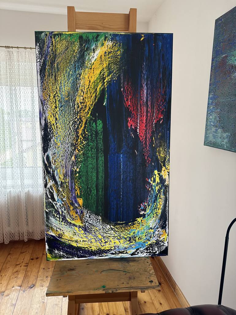 Original Abstract Painting by Arturas Lapajevas