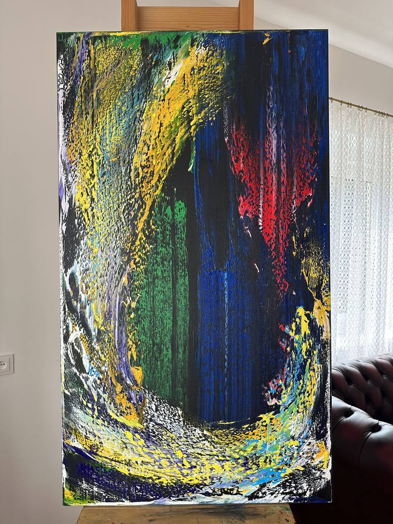 Original Abstract Painting by Arturas Lapajevas