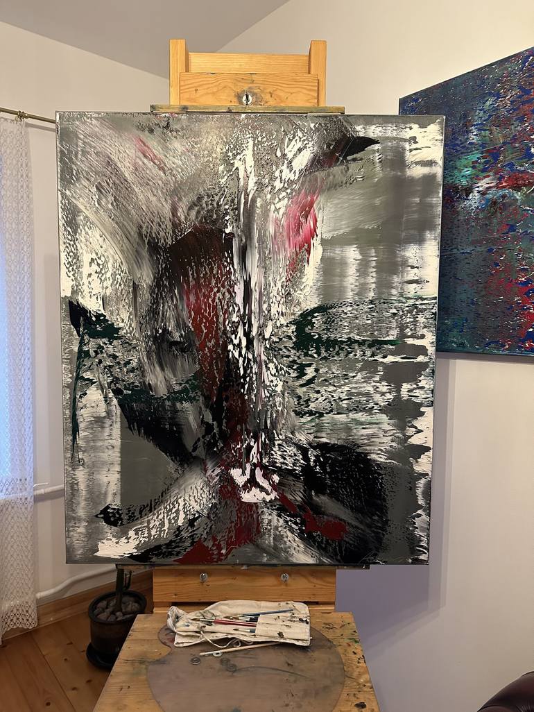 Original Abstract Painting by Arturas Lapajevas