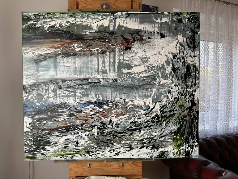 Original Abstract Painting by Arturas Lapajevas