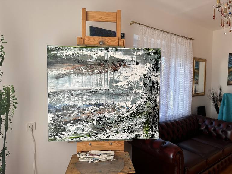 Original Abstract Painting by Arturas Lapajevas