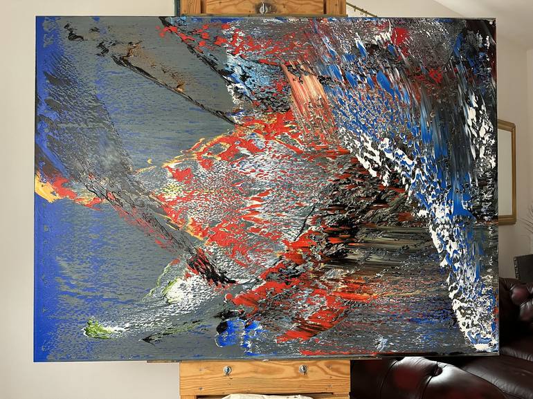 Original Abstract Painting by Arturas Lapajevas