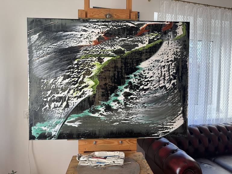 Original Abstract Painting by Arturas Lapajevas