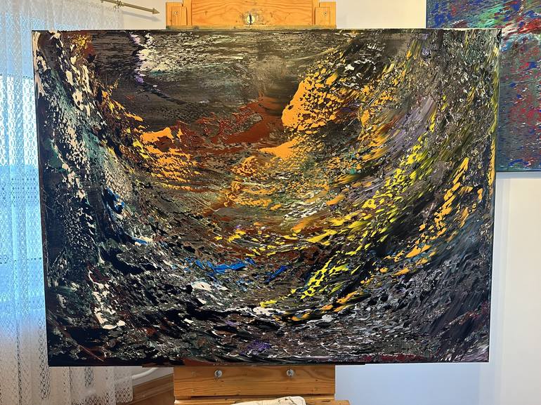 Original Abstract Painting by Arturas Lapajevas