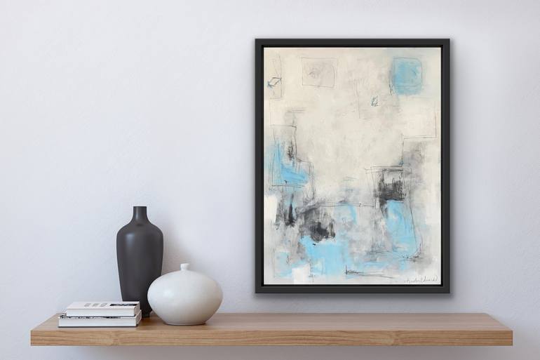 Original Abstract Expressionism Abstract Painting by Kristin Edwards