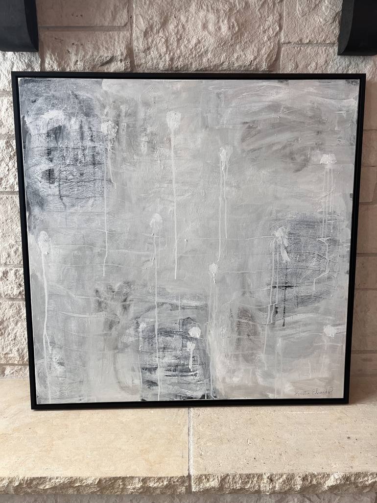 Original Abstract Expressionism Abstract Painting by Kristin Edwards