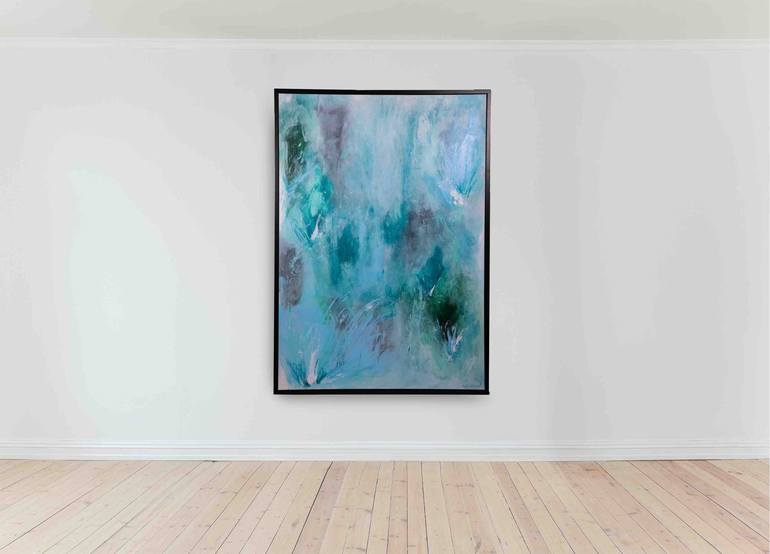 Original Abstract Expressionism Abstract Painting by Kristin Edwards