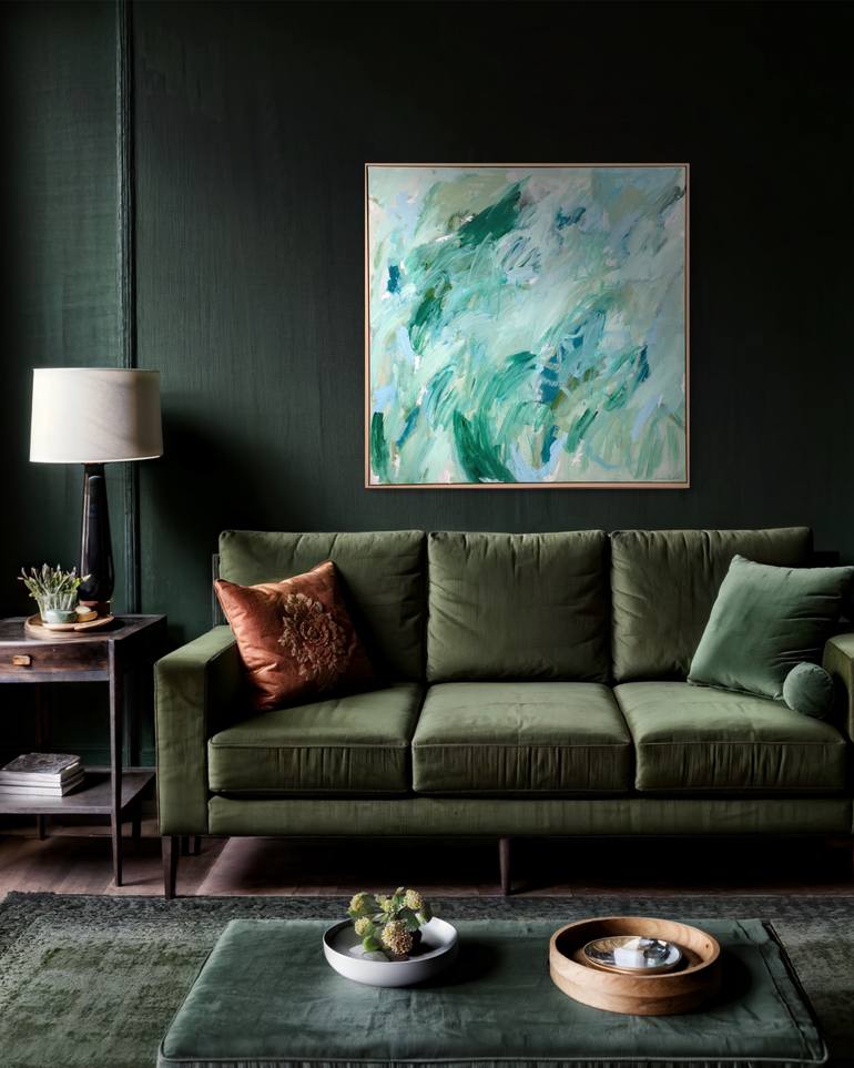 Original Abstract Expressionism Abstract Painting by Kristin Edwards