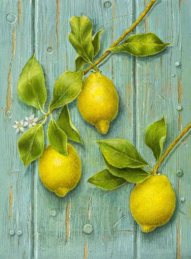 Original Food Paintings by Val Archer
