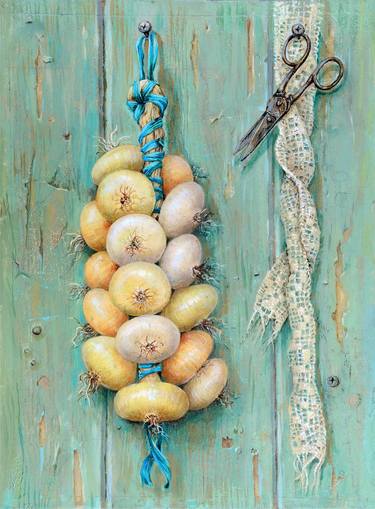 Original Documentary Food Paintings by Val Archer