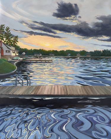 Print of Realism Water Paintings by Lynn Ricci