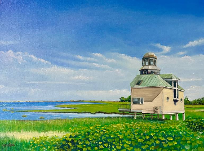 Original Landscape Painting by Lynn Ricci | Realism Art on Canvas | Along Joppa