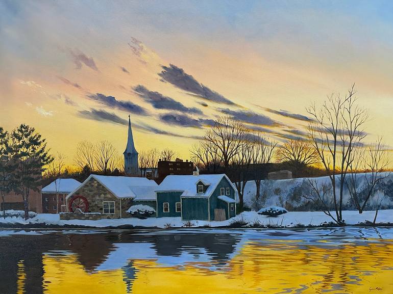 Original Landscape Painting by Lynn Ricci | Realism Art on Canvas | The Pleasing Hour
