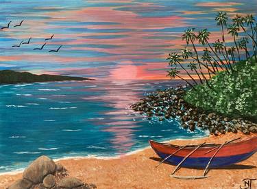 Original Beach Paintings by Nuwanthi Jayaweera